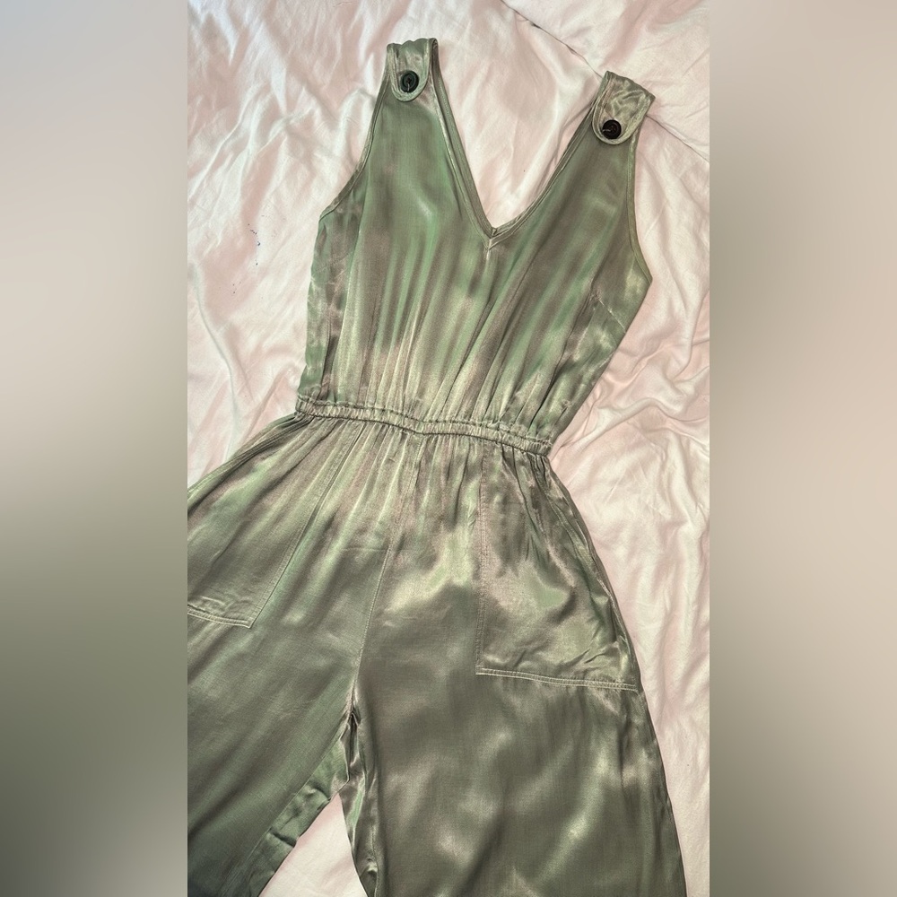 Tina + jo satin jumpsuit